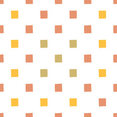 Seamless decorative shape abstract pattern. Colorful abstract background. Soft light texture. Geometry style print for web, textile, wallpaper, stationery.