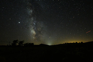 Naklejka premium Via láctea