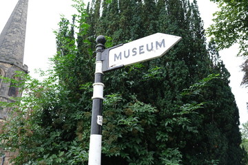 Museum sign