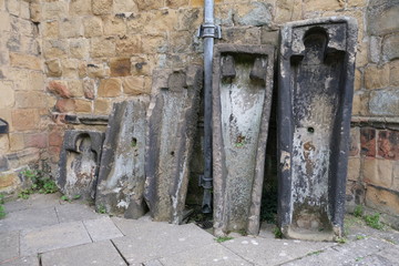 Sarcophagi (stone coffins)