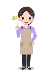 若いきれいな主婦