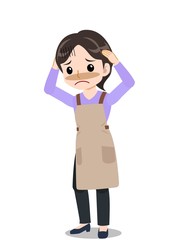 キレイな若い主婦