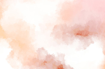 Obraz premium Watercolor painted background with blots and splatters. Brush stroked painting. 2D Illustration.