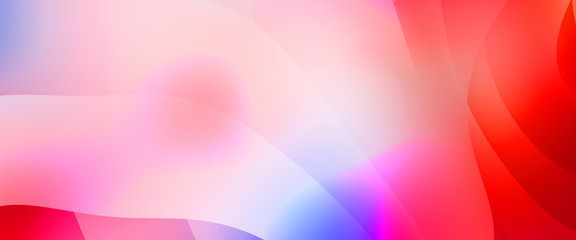 Abstract background with colorful gradient. Vibrant graphic wallpaper with stripes design. Fluid 2D illustration of modern movement.