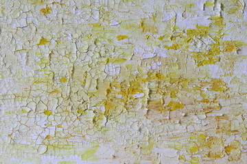 Multicolored abstract background. Oil and acrylic paints. Light yellow tones.