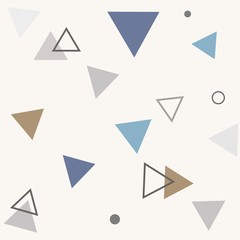 minimal abstract  triangle  modern geometric seamless pattern for background, wallpaper, texture, banner, label etc. vector design