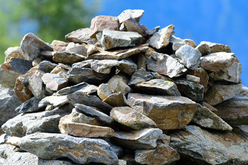 Kalkstein in den Alpen