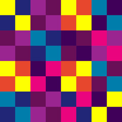 unique artistic colourful squares shape seamless pattern for wallpaper, texture, background, banner, label, cover, card, wrapping paper etc. vector design