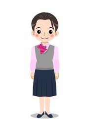 若い事務職の女性