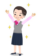 若い事務職の女性