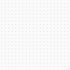 simple mini grey dots grid seamless pattern, page with a continuous square grid, quadrille, quad paper for background, banner, label, card, cover, texture in education theme etc. vector design. © Nitiwa