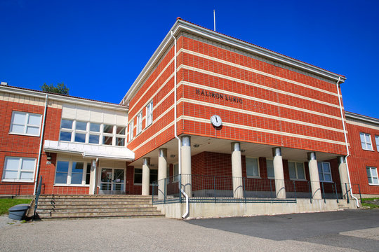 Halikko High School, Finland. Public building. 