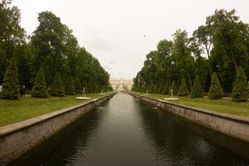 Fototapeta premium St. Petersburg. Russia. Petersburg architecture. Petersburg parks and museums. Summer in St. Petersburg. Travel across Russia.