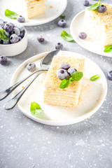 Homemade cake Napoleon