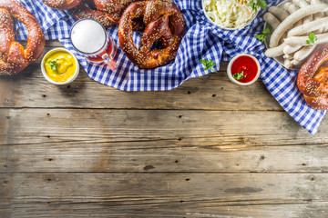 Oktoberfest food and beer