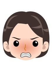 スーツを着た若い女性