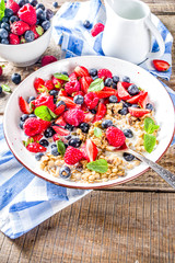 Breakfast granola or muesli