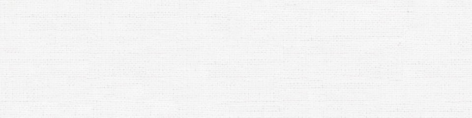 New canvas natural background in white color for your superlative design work. Seamless panoramic texture.