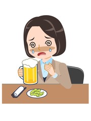 制服を着た女性