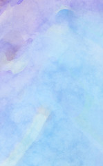 Modern painting of soothing brush strokes resembling alcohol inks. Watercolor abstract painting with pastel colors for poster, wall art, banner, card, book cover or packaging.