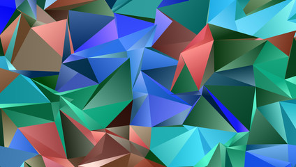 Abstract Low-Poly background. triangulated texture. Design 3d. Polygonal geometrical pattern....