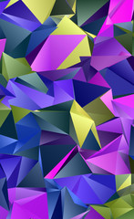 Fototapeta premium Abstract Low-Poly background. triangulated texture. Design 3d. Polygonal geometrical pattern. Triangular modern style