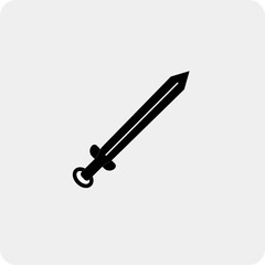 dagger icon design vector template