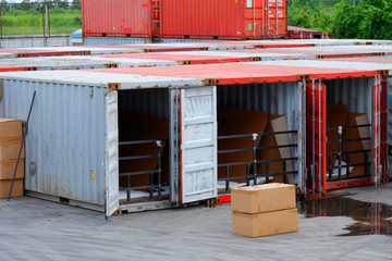 Product packing In containers for export View of trade
