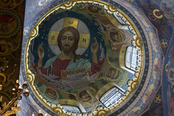 Obraz premium St. Petersburg. Cities of Russia. Petersburg architecture. Petersburg museums and churches. Summer in St. Petersburg. Travel across Russia. Interiors of churches in St. Petersburg.