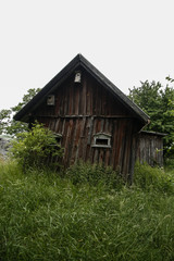 old wooden house