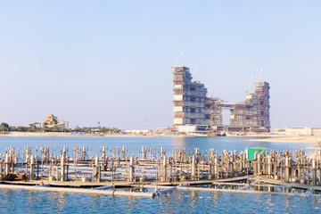 construction of Royal Atlantis in Dubai