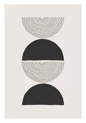 Fototapete Minimalistische Kunst Trendige abstrakte kreative minimalistische künstlerische handgezeichnete Komposition