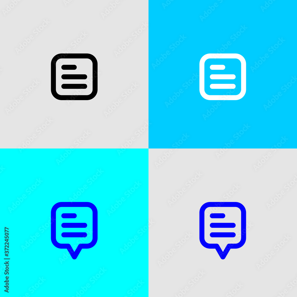 Aufkleber icon square button mobile app vector eps