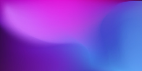 Beautiful purple, pink and blue gradient background. Abstract Blurred colorful backdrop. Vector illustration for your graphic design, banner, poster, card or website