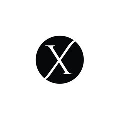 Initial Letter X monogram Logo