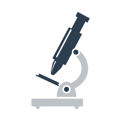 Icon Of School Microscope In Ui Colors