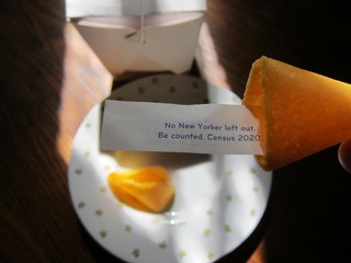 In a fun outreach effort, Chinese takeout food in 2020 included a fortune cookie fortune reminder...