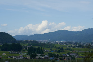Fototapeta na wymiar 長野の風景