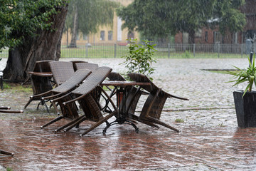 Biergarten, geschlossen,