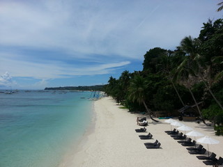 Boracay Philippines white beach front. Perfect for the beach lover. Perfect for the travel blogger.