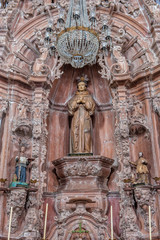 Obraz premium Sao Francisco de Assis Church, Statue Sao Pedro de Alcantara, Sao Joao del Rey, Minas Gerais, Brazil