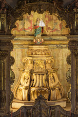 Nossa Senhora do Rosario Church, Interior, Tiradentes, Minas Gerais, Brazil