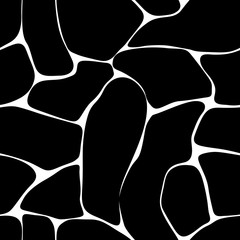Stones seamless pattern. flat style