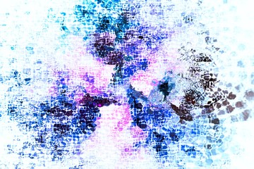 Blue and pink abstract shining mosaic. Abstract background for design and decoration.Glossy light texture. Blue and pink base for web and print