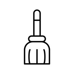 home cleaner item brush icon