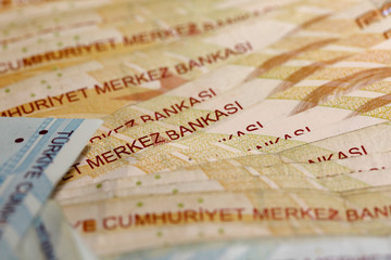 Fototapeta premium Turkish Lira, Turkish Lira Banknote