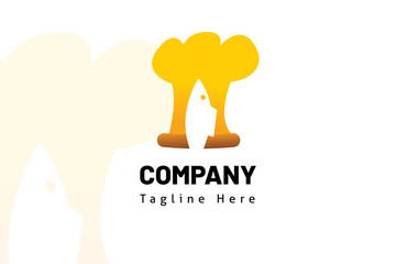 logo fish icon illustration gradient