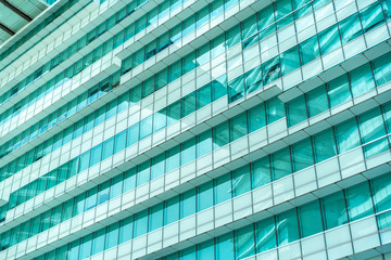 Architecture details Modern Building Glass facade Business background