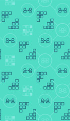 Seamless pattern in summer colors.