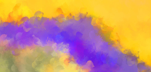 Creative abstract painting. Background with artistic brush strokes. Colorful and vibrant illustration. Painted art.